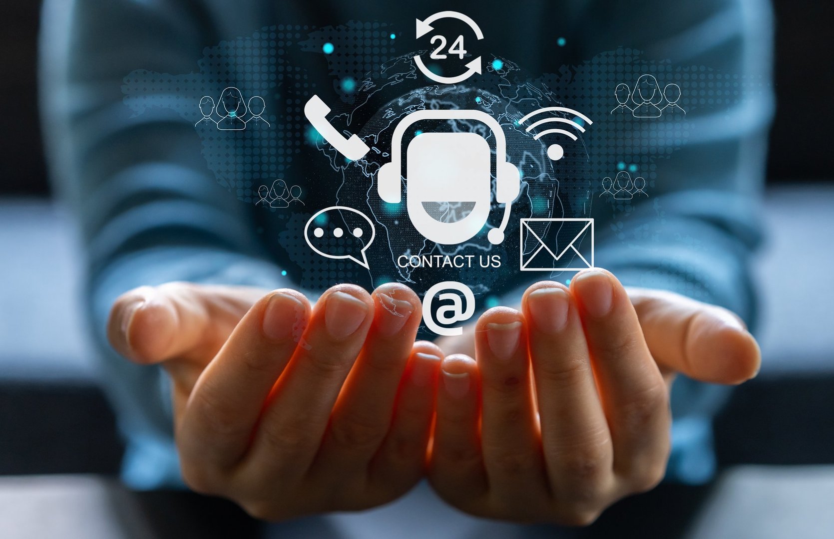 Contact center support concept